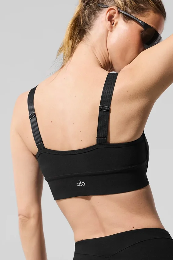 Alosoft Serve It up Bra - Black
