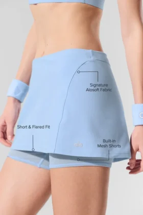 Alosoft Serve It up Skirt – Seashell Blue