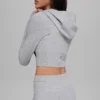 Alosoft Sincere Fitted Jacket - Athletic Heather Grey