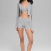 Alosoft Sincere Fitted Jacket - Athletic Heather Grey