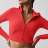 Alosoft Sincere Fitted Jacket - Bright Red