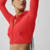 Alosoft Sincere Fitted Jacket - Bright Red