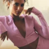 Alosoft Sincere Fitted Jacket - Candy Heart Pink
