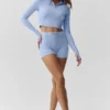 Alosoft Sincere Fitted Jacket - Light Provence Blue