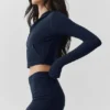 Alosoft Sincere Fitted Jacket - Navy