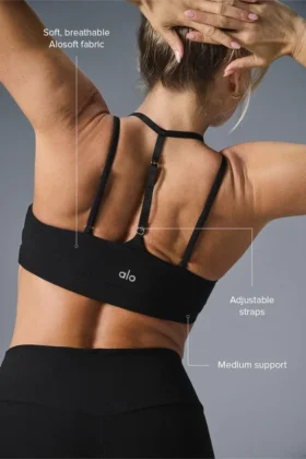 Alosoft Spotlight Bra – Black