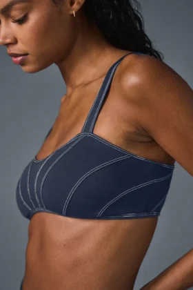 Alosoft Sunray Bra – Navy/Ivory