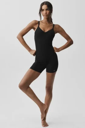 Alosoft Suns out Onesie - Black