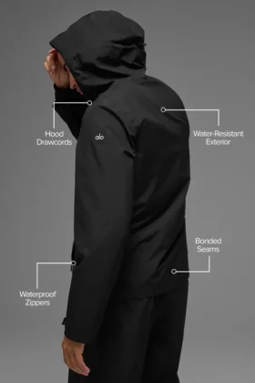 Alpha Shell Jacket – Black