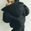 Aspen Love Puffer Jacket - Black