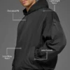 Axis Hooded Pullover - Black