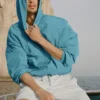 Axis Hooded Pullover - Blue Breeze
