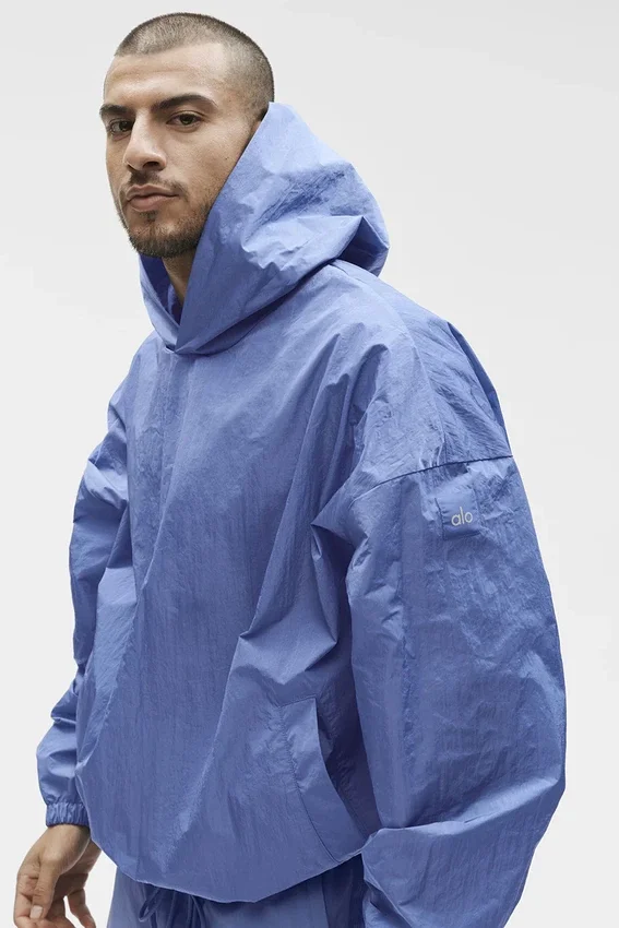 Axis Hooded Pullover - Provence Blue