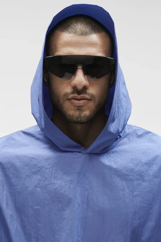 Axis Hooded Pullover - Provence Blue