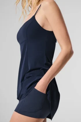 Breezy Tennis Dress – Navy