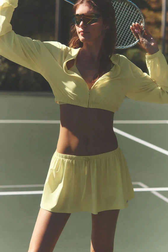 Breezy Tennis Skirt - Sunshine
