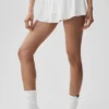 Breezy Tennis Skirt - White
