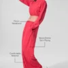 Breezy Wide Leg Pant (Long) - Candy Red