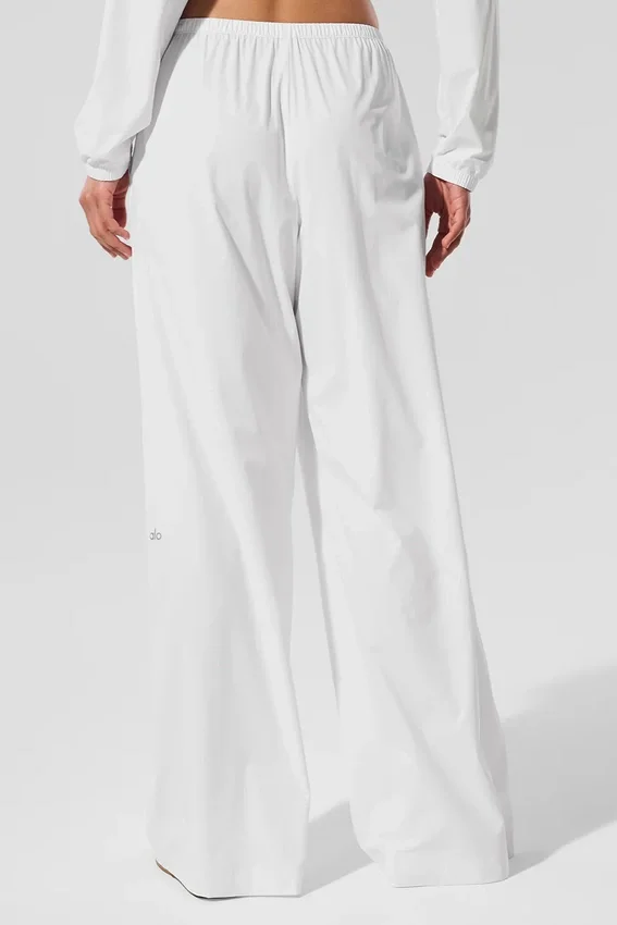 Breezy Wide Leg Pant (Long) - White