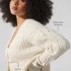 Cable Knit Winter Bliss Cardigan - Ivory