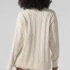 Cable Knit Winter Bliss Cardigan - Ivory
