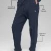 Cable Knit Winter Bliss Pant - Navy