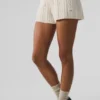 Cable Knit Winter Bliss Short - Ivory