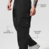 Cargo Ripstop Trouser - Black