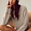 Cashmere Embrace Pullover - Oat Heather