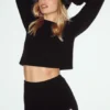 Cashmere High-Waist Embrace Short - Black