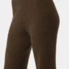 Cashmere High-Waist Plush Waffle Pant - Espresso