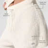 Cashmere High-Waist Plush Waffle Short - Ivory