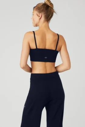 Cashmere Jet Set Bra – Navy