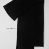 Cashmere Light Frosted Scarf - Black/Ivory