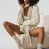 Cashmere Light Frosted Scarf - Winter Latte/Ivory