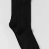 Cashmere Mesh Sock - Black