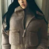 Cashmere Northstar Sweater Puffer - Alpine Cocoa Heather