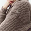 Cashmere Northstar Sweater Puffer - Alpine Cocoa Heather