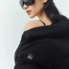 Cashmere Northstar Sweater Puffer - Black