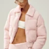 Cashmere Northstar Sweater Puffer - Frosted Pink