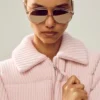 Cashmere Northstar Sweater Puffer - Frosted Pink