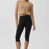 Cashmere Plush Waffle Cropped Long Sleeve - Toasted Almond