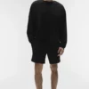 Chill Crew Neck Pullover - Black