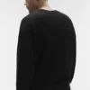 Chill Crew Neck Pullover - Black