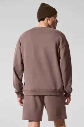 Chill Crew Neck Pullover – Mushroom