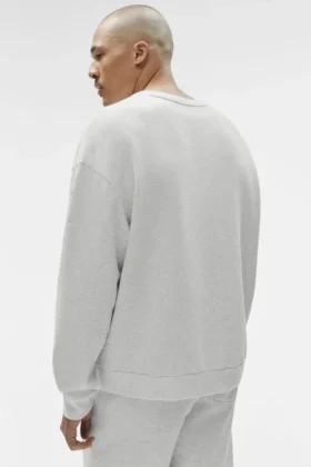 Chill Crew Neck Pullover – White Heather