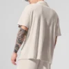 Coastal Terry Button up - Bone