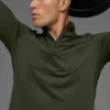 Conquer 1/4 Zip Reform Long Sleeve - Green Olive