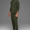 Conquer 1/4 Zip Reform Long Sleeve - Green Olive