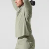 Conquer 1/4 Zip Reform Long Sleeve - Limestone